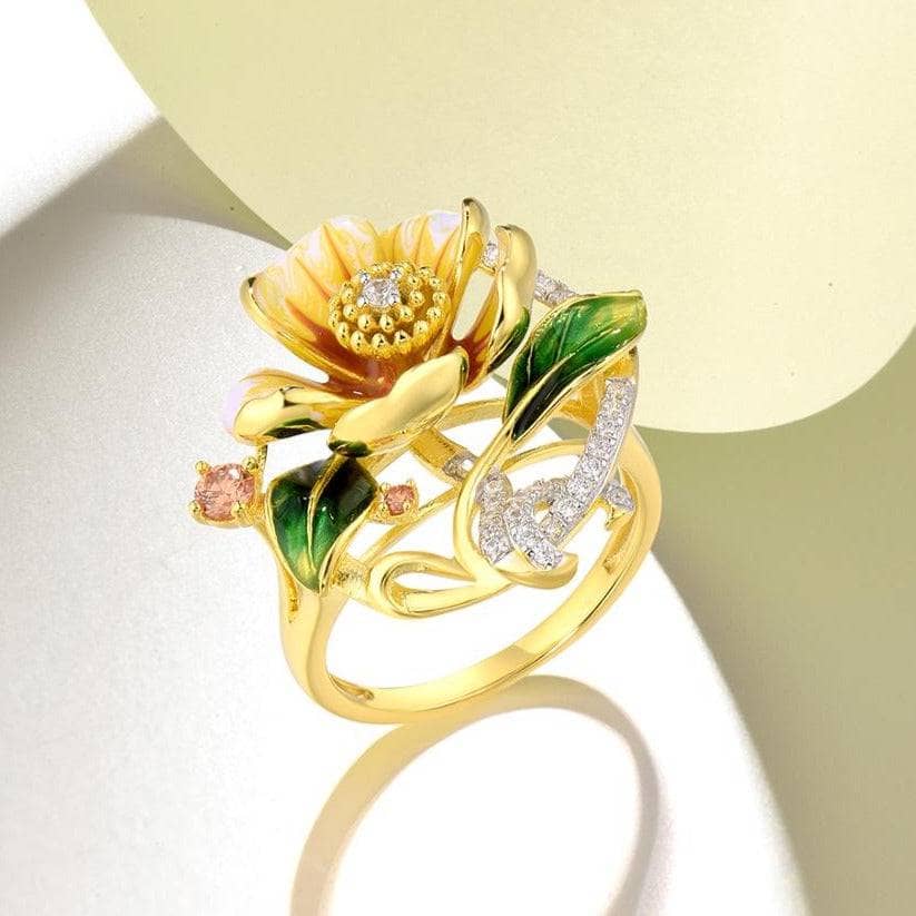 An antique enamel flower jewelry roundup. | Flower jewellery, Beautiful  jewelry, White gold bridal jewellery